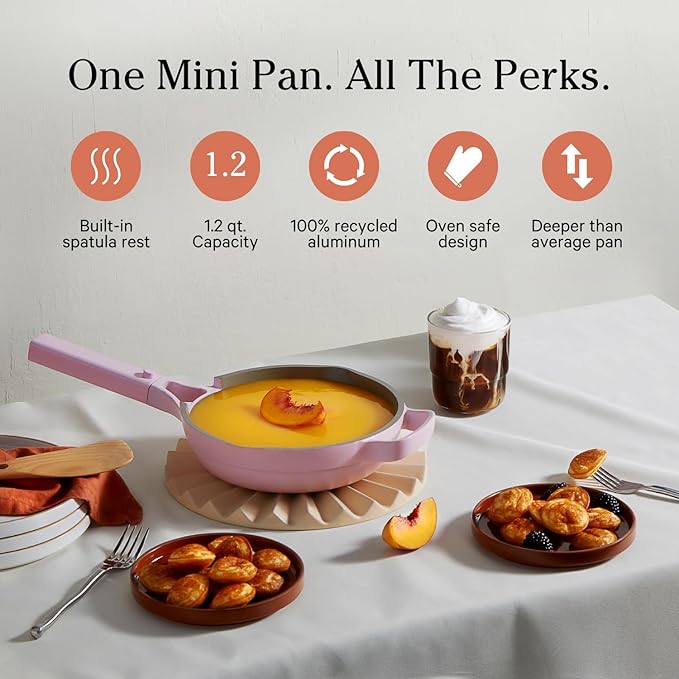 Our Place Always Pan Duo - Stndard & Mini Always Pan 2.0 Bundle | Multi-Functional Cookware Set Replaces 20 Pieces | Spice