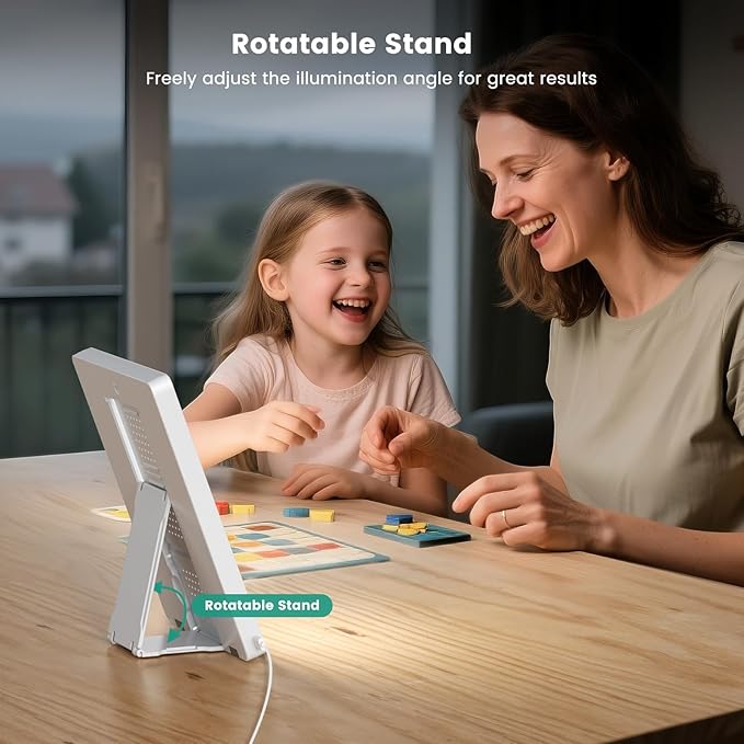 Light Therapy Lamp - 10000 Lux Therapy Light, 3 Color Temperature & Wall Mount with Memory Function, Touch Control Portable Daylight Therapy Lamp with Adjustable Brightness for Home & Office.