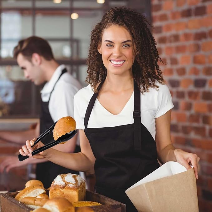 40 Pcs Plastic Tongs for Serving Bulk 9 Inch Serving Disposable Tongs, Plastic Serving Utensils, Heavy Duty Salad Tongs for Kitchen Buffets BBQ Events Catering