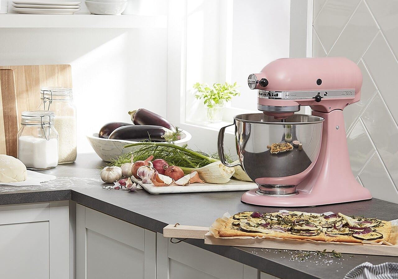 KitchenAid Artisan Series 5-Quart Tilt-Head Stand Mixer - KSM150PS, Dried Rose
