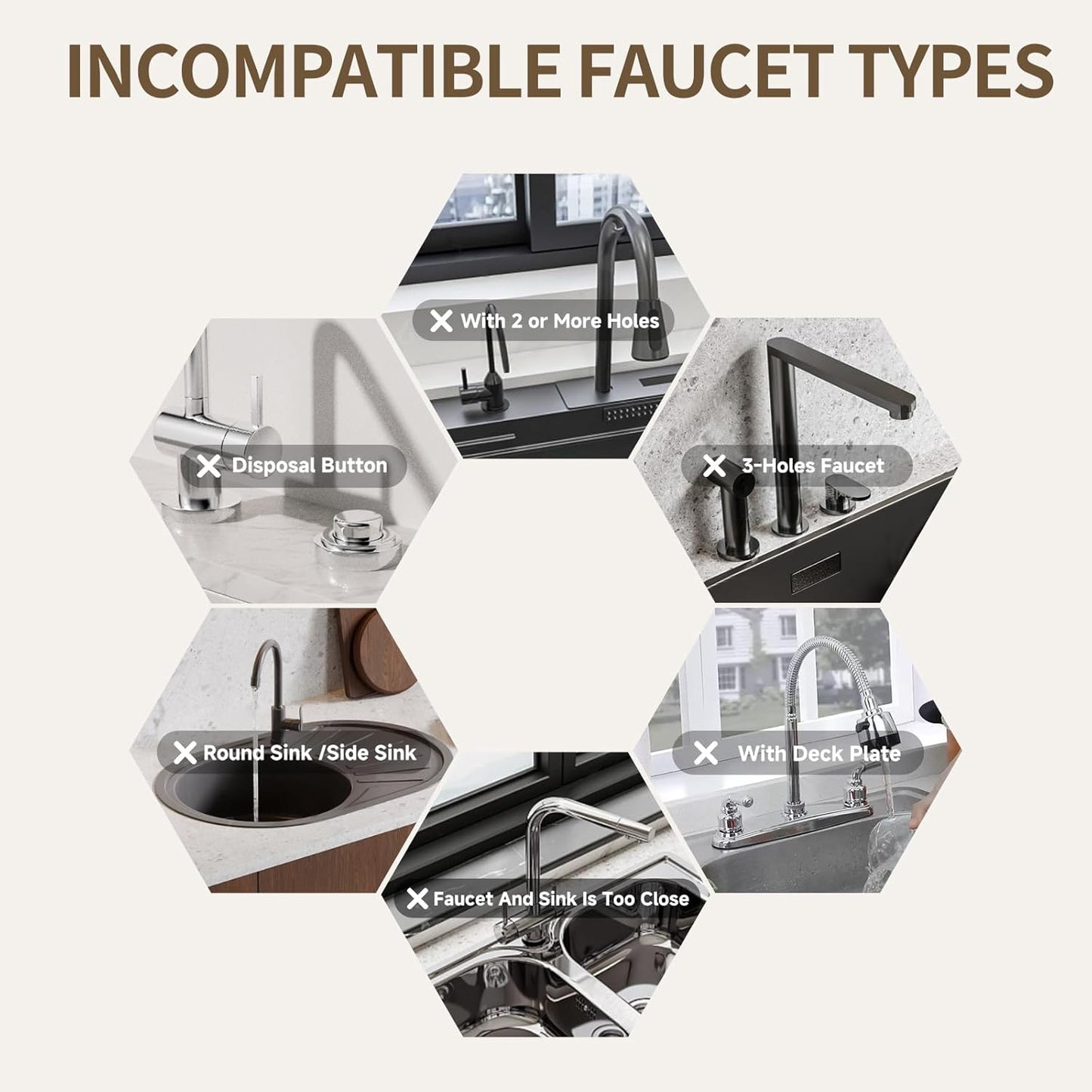 Faucet Mat for Kitchen Sink, Diatomite Stone Drying Sink Protectors, Bathroom Faucet Splash Guard, Quick Dry Water Absorbing, Non-Slip Stone Tray for Kitchen Counter, White, 20" x 3.9"