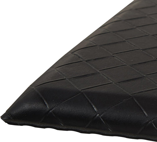 Amazon Basics Anti-Fatigue Standing Mat, Non-Slip, Comfort Mat for Home and Office, 20W x 36L x 0.6Th in, Black, 1-Pack