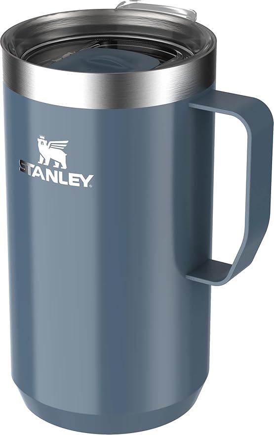 STANLEY Everyday Camp Mug | Drink Through Lid | Cup for Coffee, Tea and Drinks | Insulated Stainless Steel Coffee Mug | BPA-Free