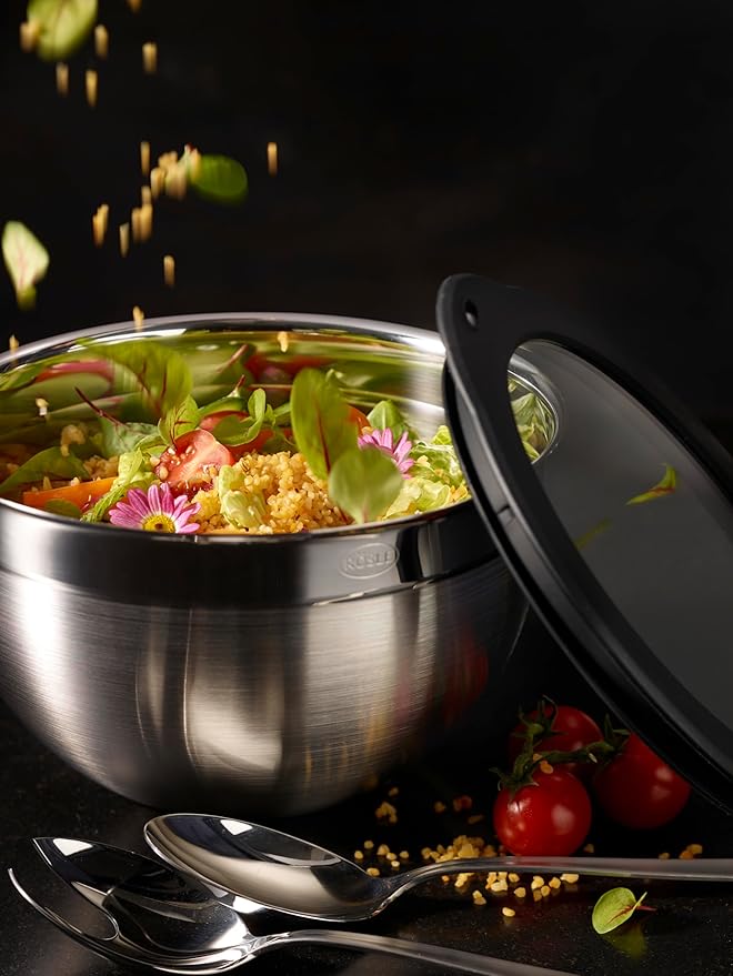 Rosle 3.3qt Deep Bowl, 7.9" diameter (3.3-quart), Stainless Steel