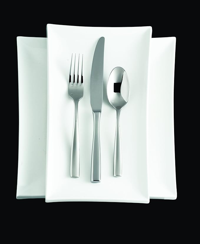 Fortessa Lucca 18/10 Stainless Steel Flatware Tea/Coffee Spoon, Set of 12