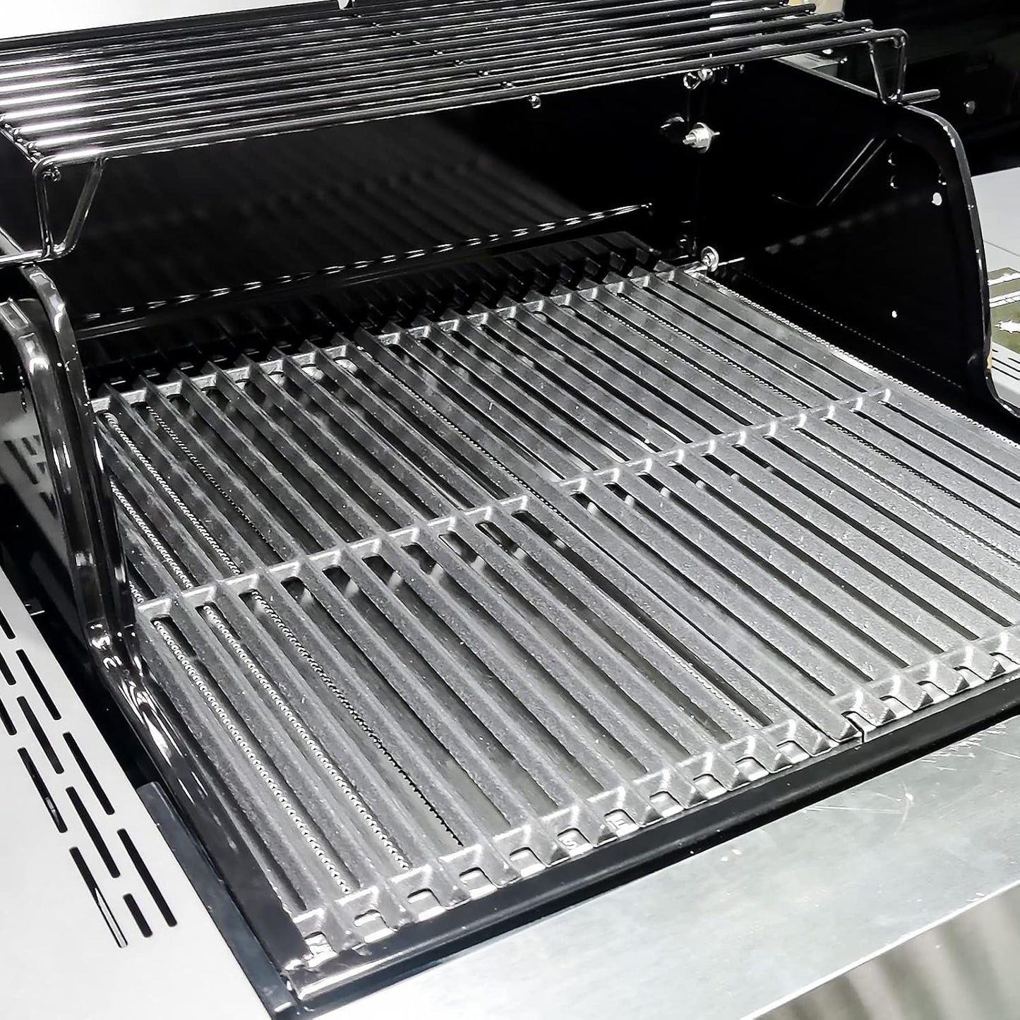 Uniflasy 17 x 8 3/4 Cast Iron Cooking Grate fits CharBroil Commercial 463644220 463632320 463642316 463245518 463630021 G369-0030-W2 2Burner Grill Replacement Part Grid for Nexgrill 720-0864M 720-0864
