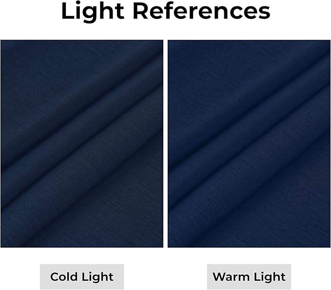 D'Moksha Homes Linen Navy Blue Table Runner 60 Inches - Classic Hemstitch, 100% Pure Linen Coffee Table Runner 14 x 60 Inch Ideal for Dresser Tables - Winter, Christmas, Holiday, New Year