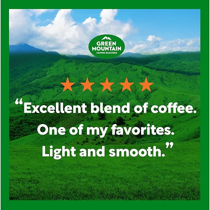 Green Mountain Coffee Roasters Breakfast Blend Keurig Single-Serve K-Cup Pods, Light Roast Coffee, 32 Count