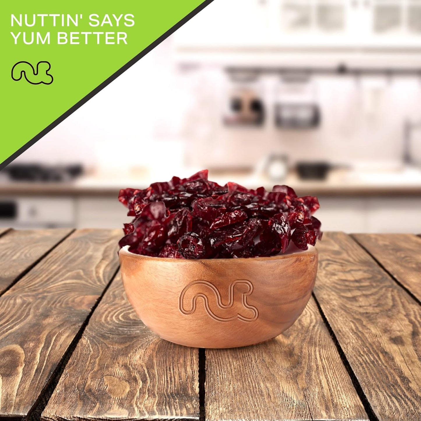 NUT CRAVINGS - Sun Dried Whole Cranberries, Lightly Sweetened (8oz, 1 Pack) Bulk Dry Fruits Packed Fresh in Resealable Bag - Sweet Healthy Snack, Naturally Grown, Vegan, Kosher
