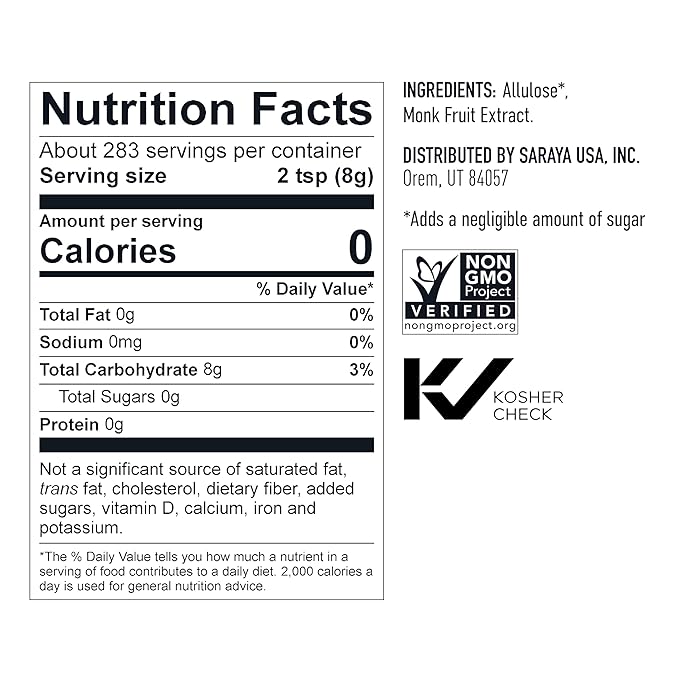 Lakanto Golden Monk Fruit Sweetener with Allulose - Raw Cane Sugar Substitute, Erythritol Free, Sweetener for Coffee, Tea, Baking, Gluten Free, Vegan, Keto Friendly, Sugar Replacement (Golden - 5 lb)