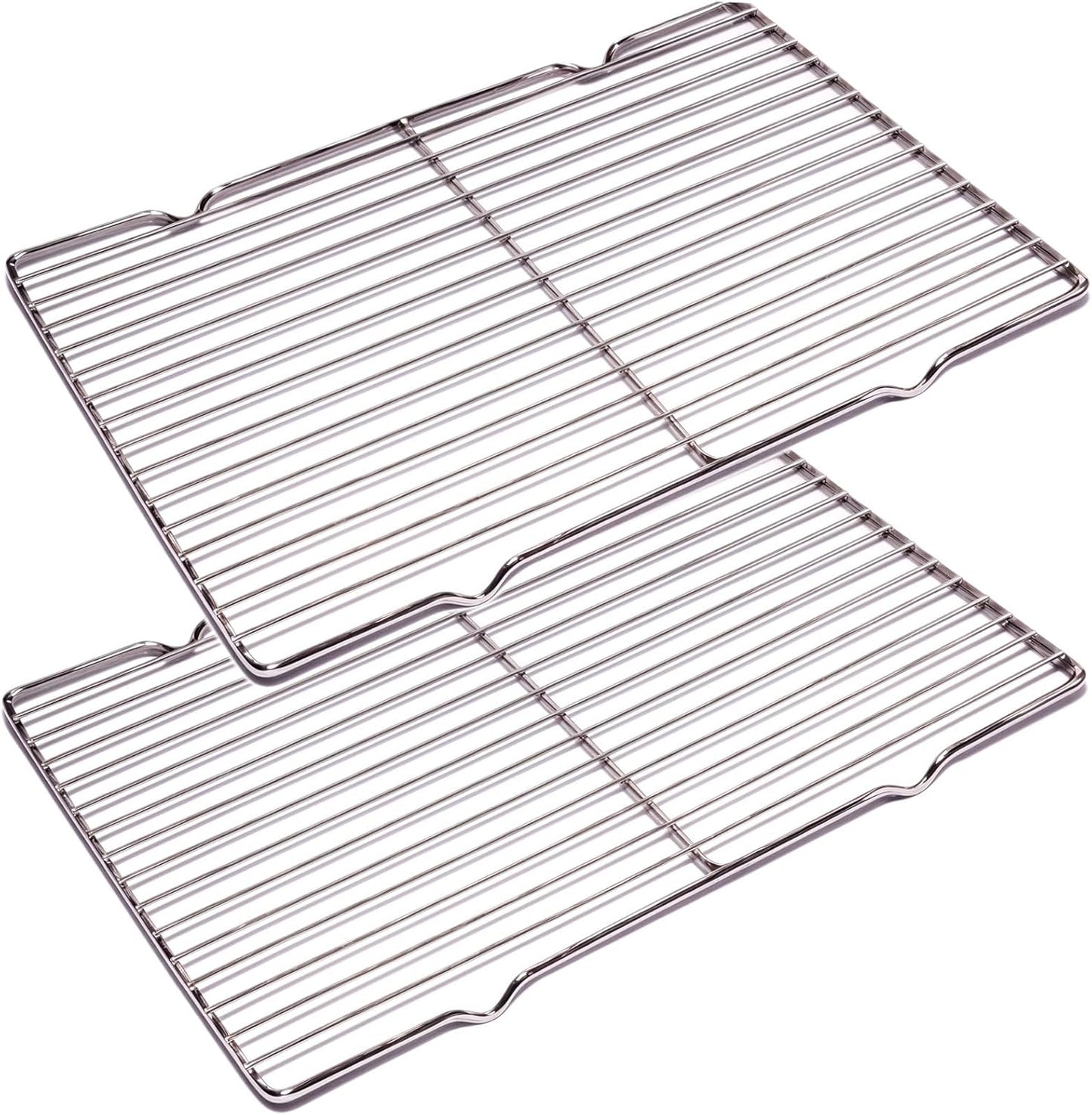 2Pcs Stainless Steel Cooling Racks, Cooling Racks for Cooking and Baking, Cookie Cooling Rack, Oven Cooling Racks for Cooking