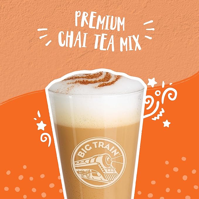 Big Train Spiced Chai Tea Latte Beverage Mix, 1.9 Pound (Pack of 1)