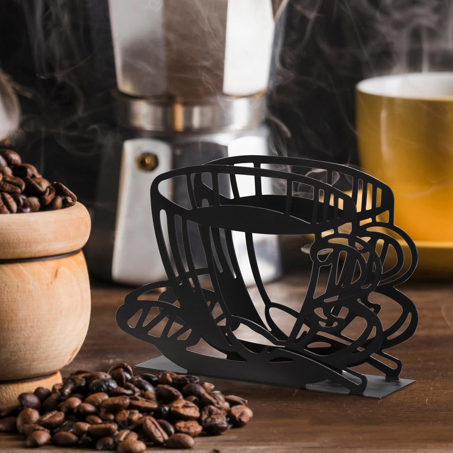 2 PCS Coffee Filter Holder,Coffee Paper Storage Coffee Filter Paper Container Stand for Fan-shaped,T- shaped,Square-shaped Over Filters,Good for Home Kitchen Restaurant Picnic Party wedding etc