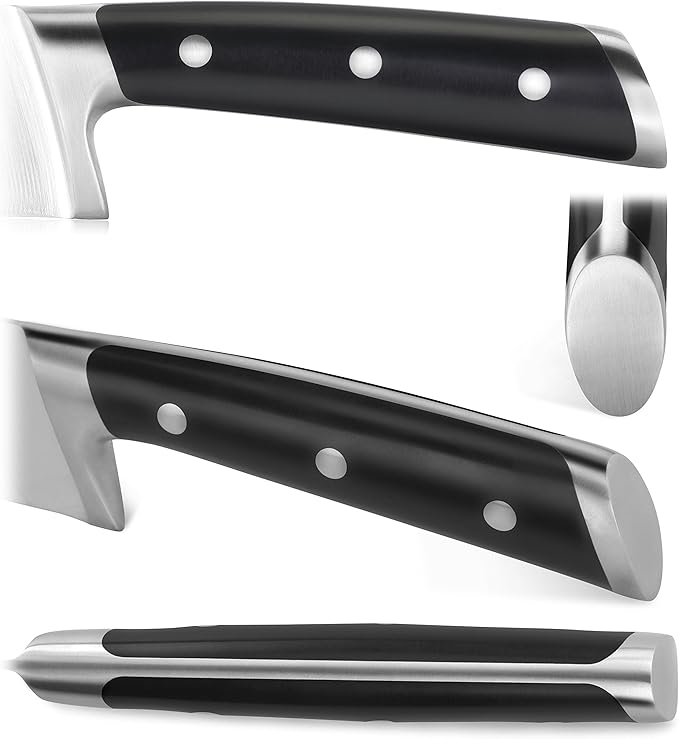 Cangshan TS Series 1022278 Swedish 14C28N Steel Forged 6-Piece Steak Knife Block Set, Maple