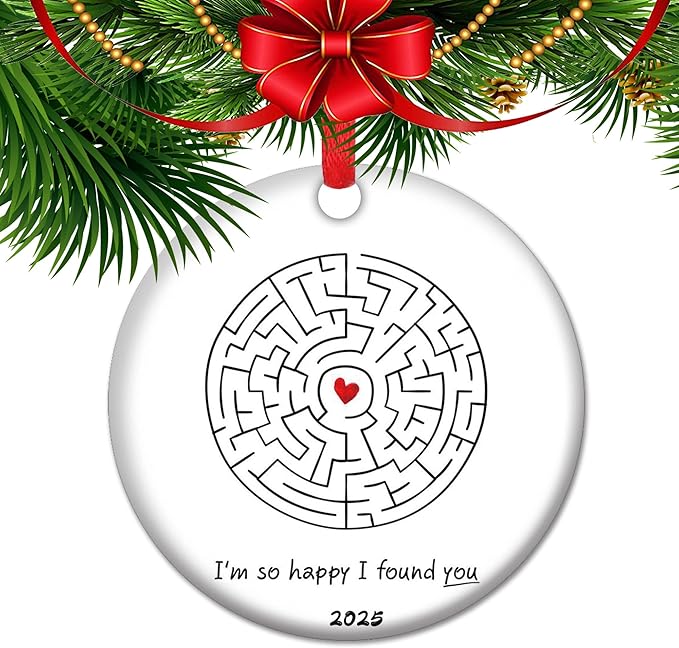 2025 Christmas Ornament, Boyfriend Valentines Day Gift for Him, Funny Gift, Husband