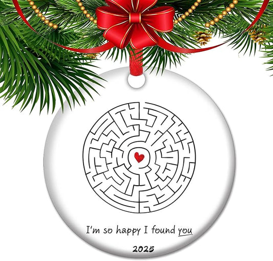 2025 Christmas Ornament, Boyfriend Valentines Day Gift for Him, Funny Gift, Husband