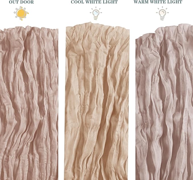 12 Pack Cheesecloth Table Runner 9ft,17 x 108 inch Gauze Table Runner Rustic Romantic Wedding Runner for Wedding Bridal Shower Fall Decoration,Terracotta