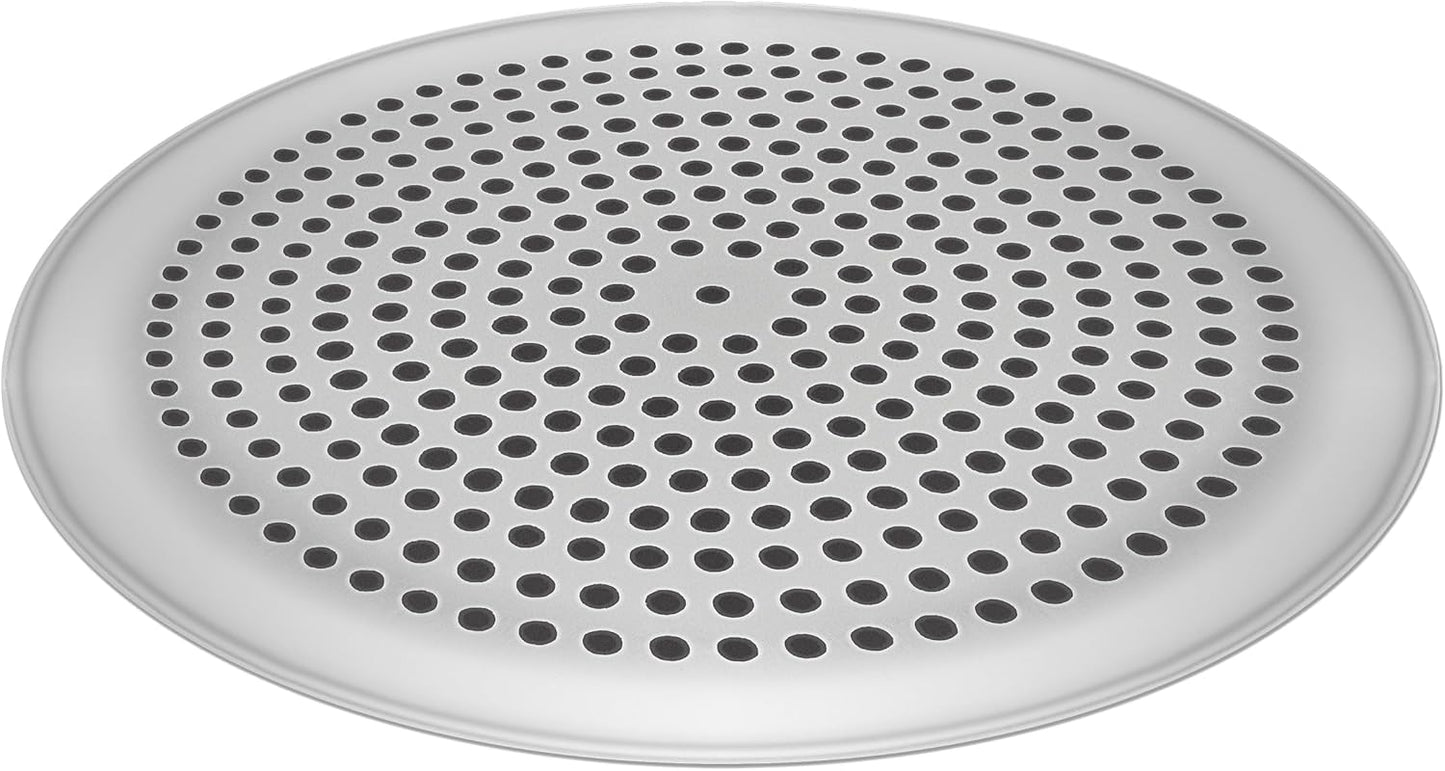Fat Daddio's PZ-9SET Anodized Aluminum Pizza Pan, 9 Inch, Set of 2