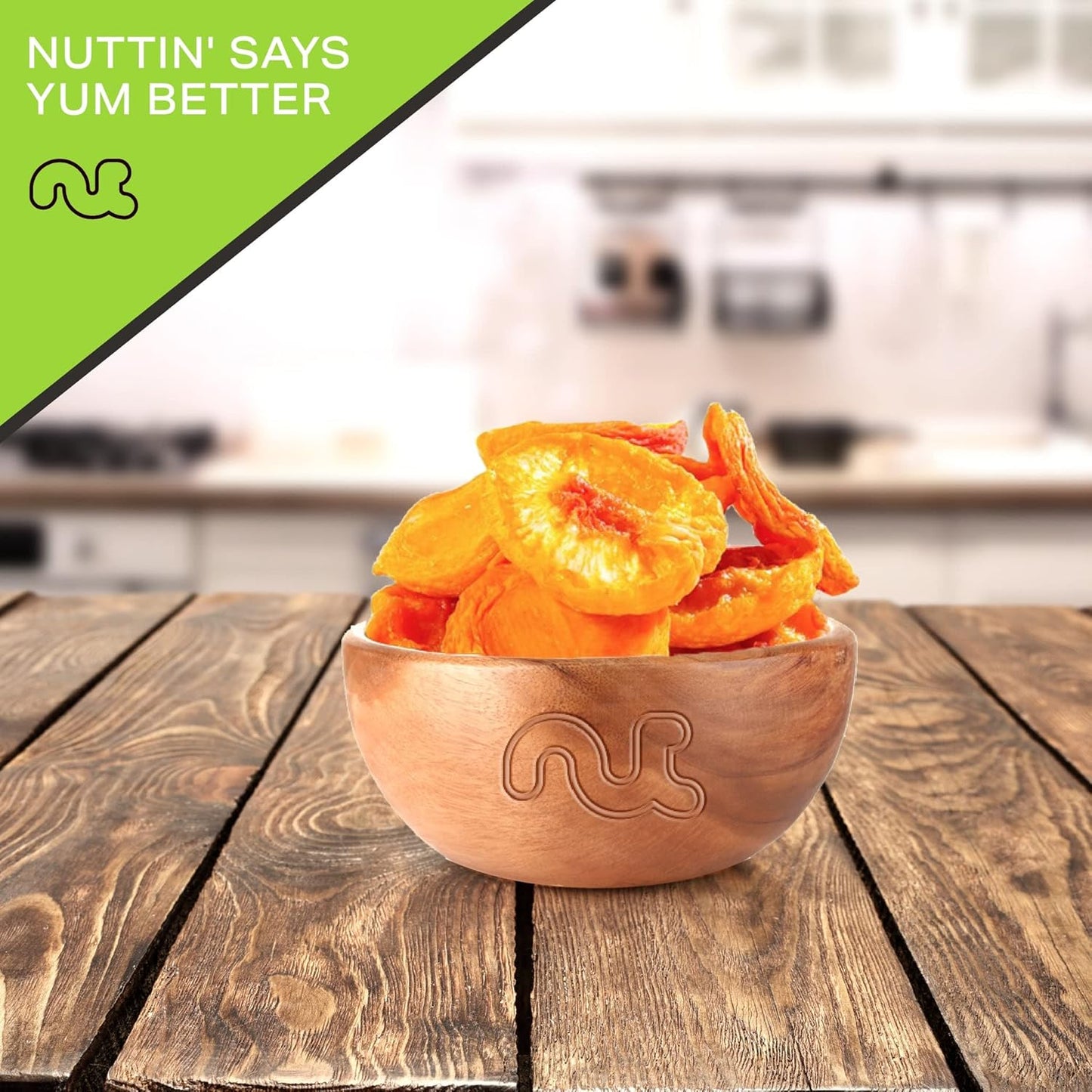 NUT CRAVINGS - Sun Dried California Peaches, No Sugar Added (48oz, 3 LB) Bulk Dry Fruits Packed Fresh in Resealable Bag - Sweet Healthy Snack, Naturally Grown, Vegan, Kosher