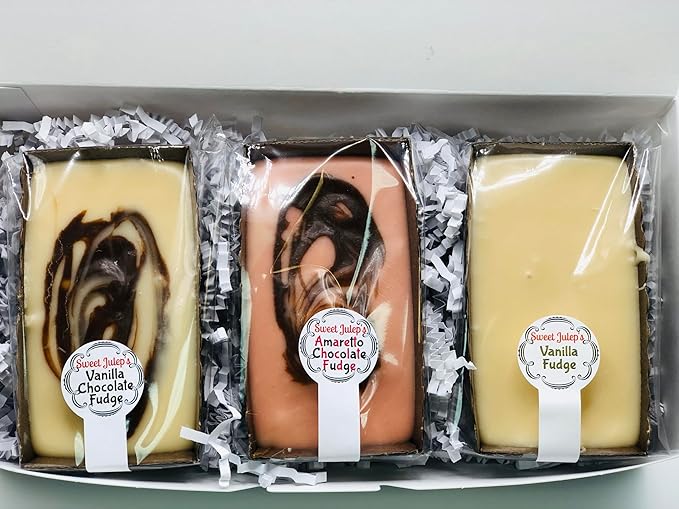 Sweet Julep's Homemade Fudge Sampler, 16 oz, Choose 3 Flavors