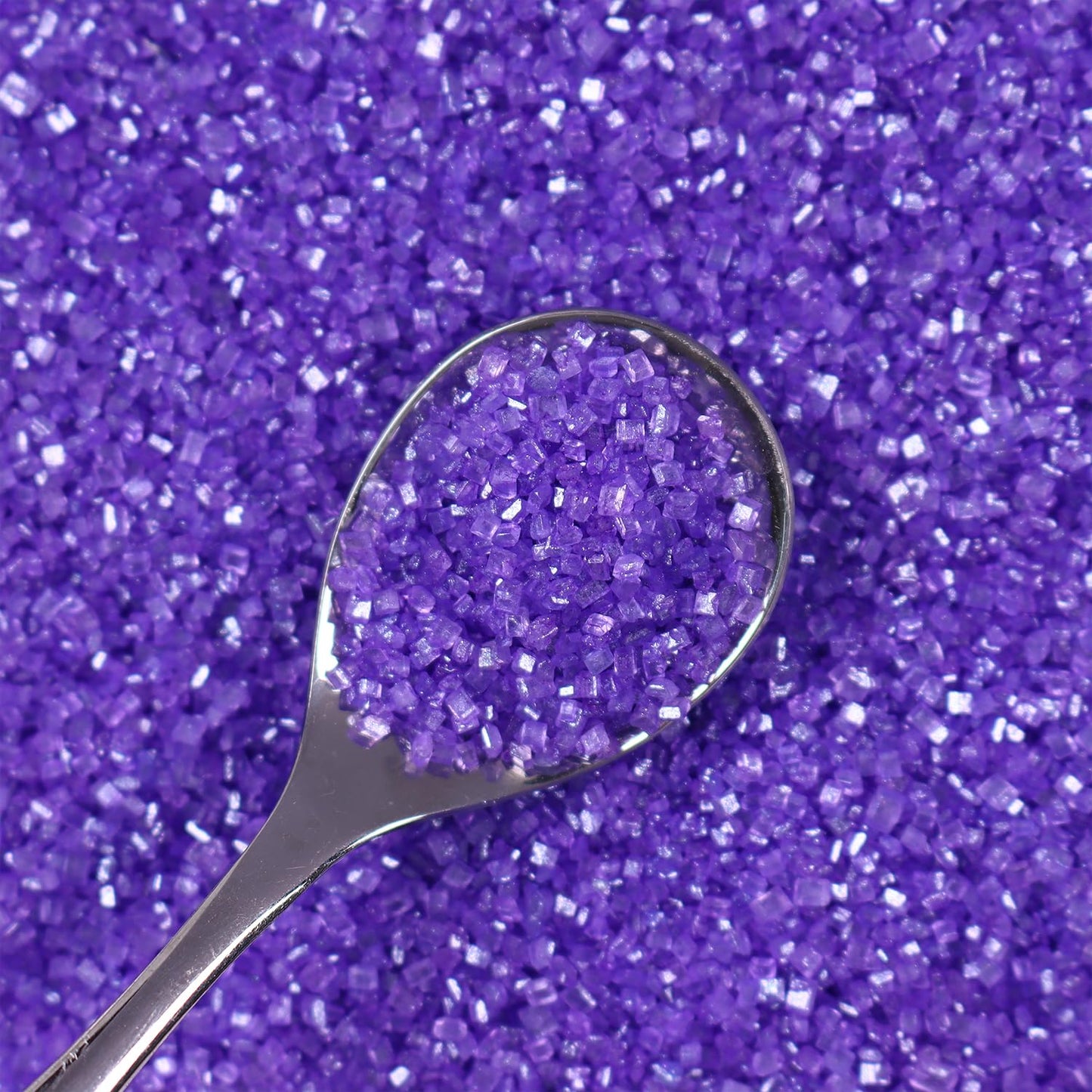 Purple Sanding Sugar for Baking Edible Sparkling Sugar Sprinkles Coarse Sugar Crystals for Valentine Cake Decoration Cookie Cupcake Topper Ice Cream Topping Supplies 150g/5.3oz