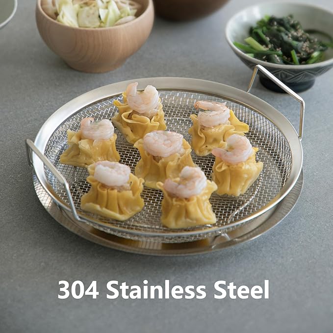 SHIMOYAMA Stainless Steel Bowl & Plate 6-Pcs, Mixing Bowls with Lid, Borosilicate Glass Nesting Bowls for Whisking, Mixing, Kneading, Kitchen Gadgets