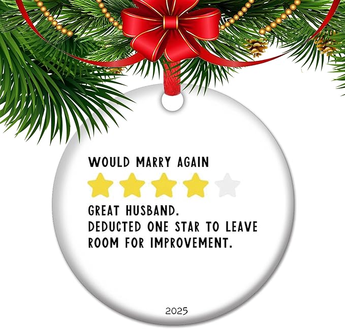 Wedding Anniversary Ornament, Wedding Gift for Couple,Gold Anniversary Marriage Gifts