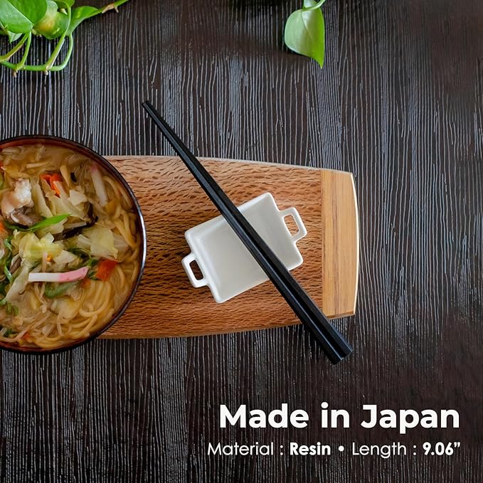 Himawaridou Hexagonal Resin Chopsticks, Lightweight and Easy to Use, Made in Japan, 9.1 in