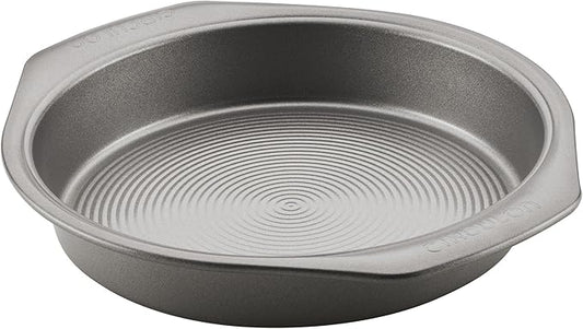 Circulon Nonstick Bakeware Round Baking Pan / Cake Pan, 9 Inch, Gray