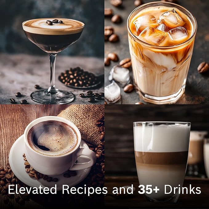 Bosch 800 Series Fully Automatic Espresso and Coffee Machine – 36 Drinks with Coffee World, Cold Brew, Double Cup, Integrated Milk Container, Smart Features, in Silver TQU60307