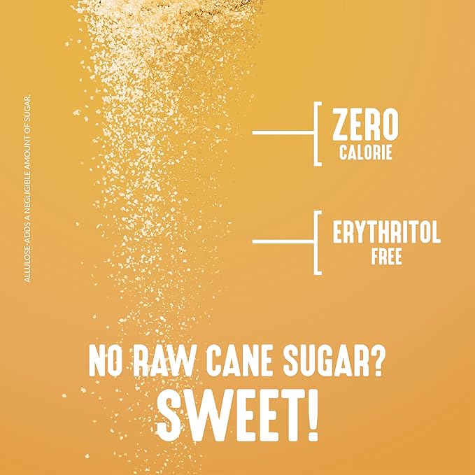 Lakanto Golden Monk Fruit Sweetener with Allulose - Raw Cane Sugar Substitute, Erythritol Free, Sweetener for Coffee, Tea, Baking, Gluten Free, Vegan, Keto Friendly, Sugar Replacement (Golden - 5 lb)