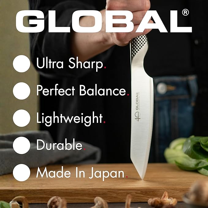 Global Fish Spatula, Rust Resistant Stainless Steel, Angled Slotted Turner, GS-27