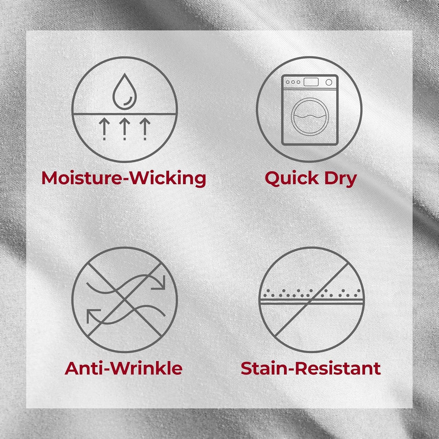 Mellanni Split King Sheets Set - 5 PC Iconic Collection Bedding - Hotel Luxury, Extra Soft, Cooling Bed Sheets - Wrinkle, Fade, Stain Resistant (Split King, Light Gray)