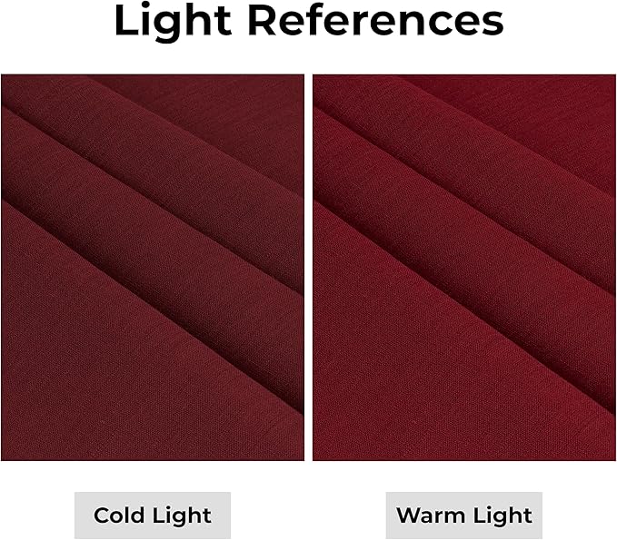 D'Moksha Homes Linen Dark Red Table Runner 60 Inches - Classic Hemstitch, 100% Pure Linen Coffee Table Runner 14 x 60 Inch Ideal for Dresser Tables - Winter, Christmas, Holiday, New Year
