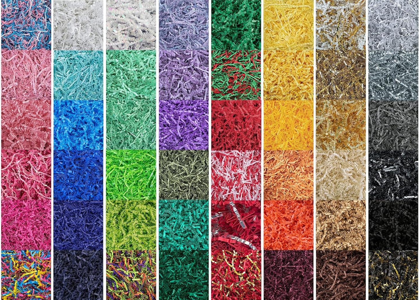 MagicWater Crinkle Cut Paper for Gift Baskets - 2LB - Sky Blue - Perfect for Shredded Paper Filler, Basket Filler, Gift Boxes, Bridesmaid Gifts, Halloween Stuffers & More – Ideal for All Occasions